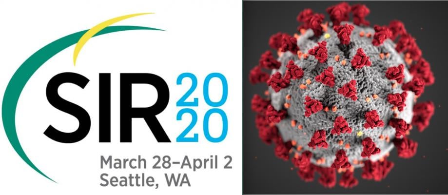 COVID-19 outbreak in Seattle cancels SIR 2020 meeting. Interventional radiology meeting cancelled. #COVID19 #coronavirus #2019nCoV