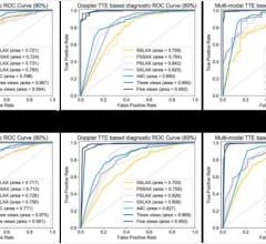 ROC curves of classification of healthy control (HC) and CHDs.